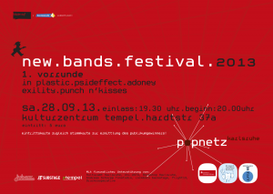 new.bands.festival Flyer 2013